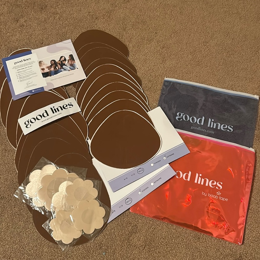 Goodlines boob tape lift kit in DD/E